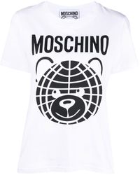 Moschino - Damen andere materialien t-shirt - Lyst