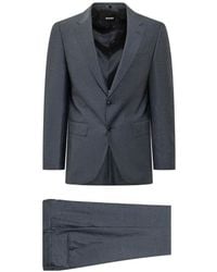 BOSS - Costume Slim En Laine À Motif - Lyst