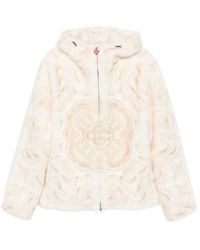 CASABLANCA - Faux-Fur Hooded Jacket - Lyst