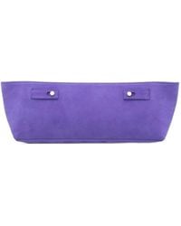 Erika Cavallini Semi Couture - Suede Clutch Bag - Lyst