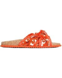 Dolce & Gabbana - Majolica-Print Brocade Flat Slippers - Lyst