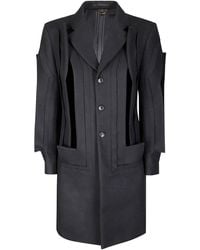 Comme des Garçons - Cappotto Con Dettaglio Cut-Out - Lyst