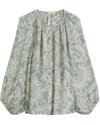 Marc O' Polo - Blouse Fleurie À Manches Longues - Lyst