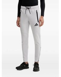 adidas - Logo-Print Zip-Cuff Track Pants - Lyst