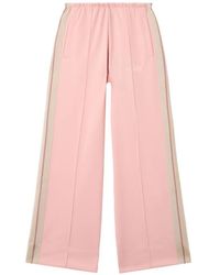 Palm Angels - Logo-Embroidered Side-Stripe Track Pants - Lyst
