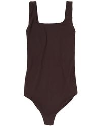 Jil Sander - Square-Neck Swimsuit - Lyst