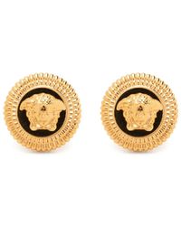 Versace - Medusa Plaque Oorbellen - Lyst
