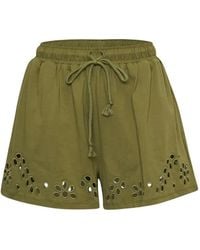 Ulla Johnson - Vedi Mini Shorts - Lyst