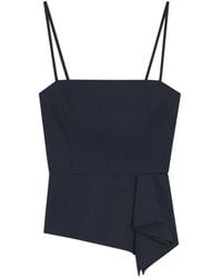 HUGO - Peplum Top Met Krijtstreep - Lyst