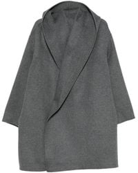 TOTEME - Wool Hooded Coat - Lyst