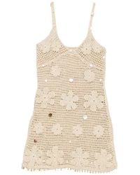 Asta Resort - Robe Courte Delilah En Crochet - Lyst