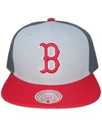 Mitchell & Ness - X Mlb Boston Sox Triple Play Liberty Baseball Cap - Lyst