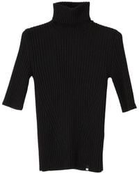 Herno - Pull Côtelé À Col Roulé - Lyst