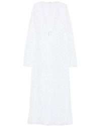 Oséree - Long Lace Dress - Lyst
