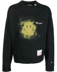 Maison Mihara Yasuhiro - Smiley Face Long-Sleeve Sweater - Lyst