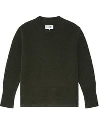 MM6 by Maison Margiela - Wool Crew-Neck Sweater - Lyst