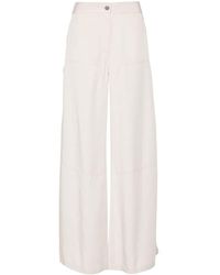 Theory - Carpenter Wide-Leg Trousers - Lyst