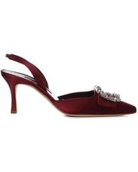Manolo Blahnik - Jewel Pointed Pumps - Lyst