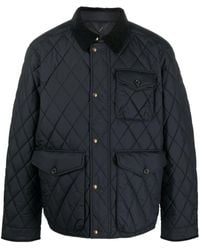 Polo Ralph Lauren - Diamond-Quilt Button-Fastening Jacket - Lyst