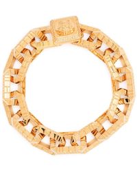 Versace - Greca Quilting Chain Bracelet - Lyst