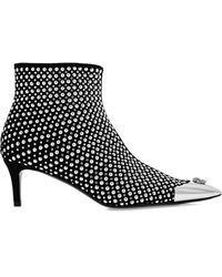 Philipp Plein - 55Mm Stud-Embellished Pointed-Toe Boots - Lyst