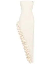 DIVEDIVINE - Talita Ruffle-Trim Strapless Maxi Dress - Lyst