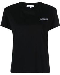 Patrizia Pepe - T-Shirt Aus Bio-Baumwolle - Lyst