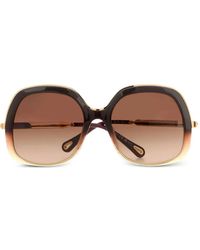Chloé - Occhiali Da Sole Squadrati - Lyst