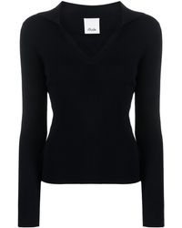 Allude - Ribbed-knit Virgin Wool Jumper - Lyst
