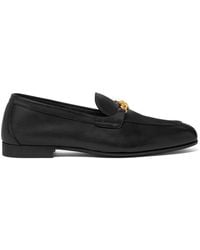 Versace - Medusa Leather Loafers - Lyst