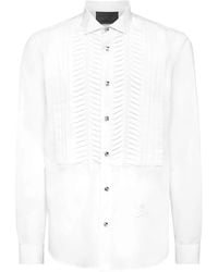 Philipp Plein - Tie Long-Sleeve Shirt - Lyst