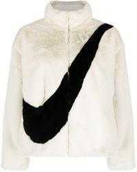 nike fur jacket womens