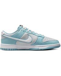Nike - Dunk Low Retro Fleece-Swoosh Sneakers - Lyst
