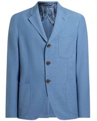 Etro - Single-Breasted Patch-Pocket Blazer - Lyst