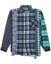 Needles - Patchwork Long-Sleeve Shirt - Lyst