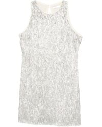 Patrizia Pepe - Robe Courte Brodée De Sequins - Lyst