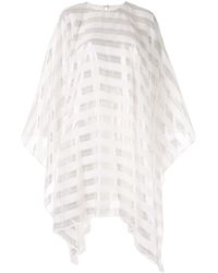 ‎Taller Marmo Gestreepte Kaftan - Wit