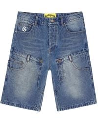 Godspeed - Twin-Panel Denim Shorts - Lyst