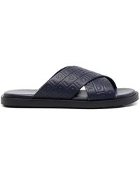 Ferragamo - Monogram Sandals - Lyst