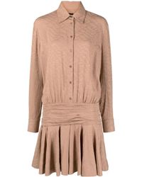 Pinko - Arzach Logo-Jacquard Shirtdress - Lyst