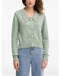 Silvian Heach - Embellished-Collar Cardigan - Lyst