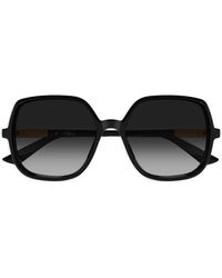 Chloé - Oversized Geometric-Frame Sunglasses - Lyst