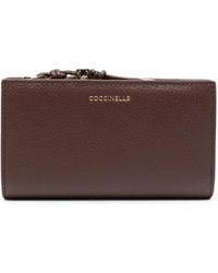 Coccinelle - Logo-Stamp Grained Leather Wallet - Lyst