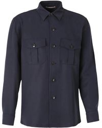 Canali - Sobrecamisa Con Botones - Lyst