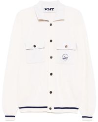 Kiton - Embroidered Logo Jacket - Lyst