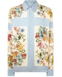 Gcds - Overhemd Met Bloemenprint - Lyst
