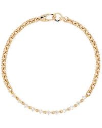Lizzie Mandler - 18Kt Éclat Diamond Micro Chain Bracelet - Lyst