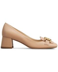 Tod's - Kate 50mm Leather Pumps - Lyst