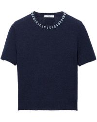 Prada - Top De Canalé Con Lazo - Lyst