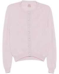 Teddy Cashmere - Logo-Embroidered Cardigan - Lyst